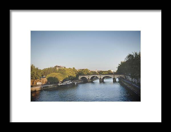 Paris Photography Framed Print featuring the photograph River Seine by Ivy Ho