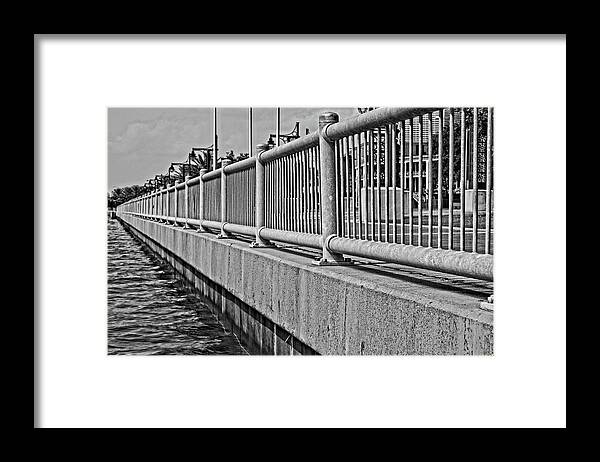 Riverside Framed Print featuring the photograph Riverside Walkway by Maggy Marsh