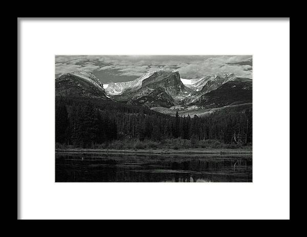Rocky Mountain National Park Framed Print featuring the photograph RMNP - Infrared 05 by Pamela Critchlow