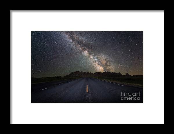 Road To The Heavens Framed Print featuring the photograph Road To The Heavens by Michael Ver Sprill