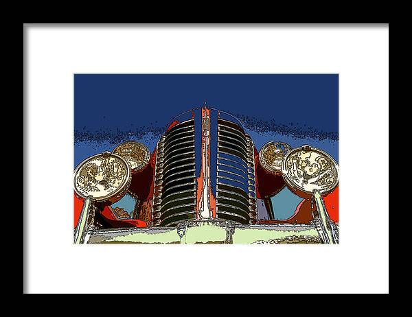 Grill Framed Print featuring the photograph Roadmaster by James Rentz