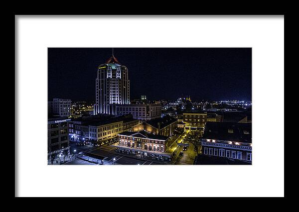 Roanoke Framed Print featuring the photograph Roanoke City Market by Star City SkyCams