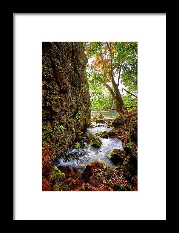 River Framed Print featuring the photograph Roaring Spring by Robert Charity