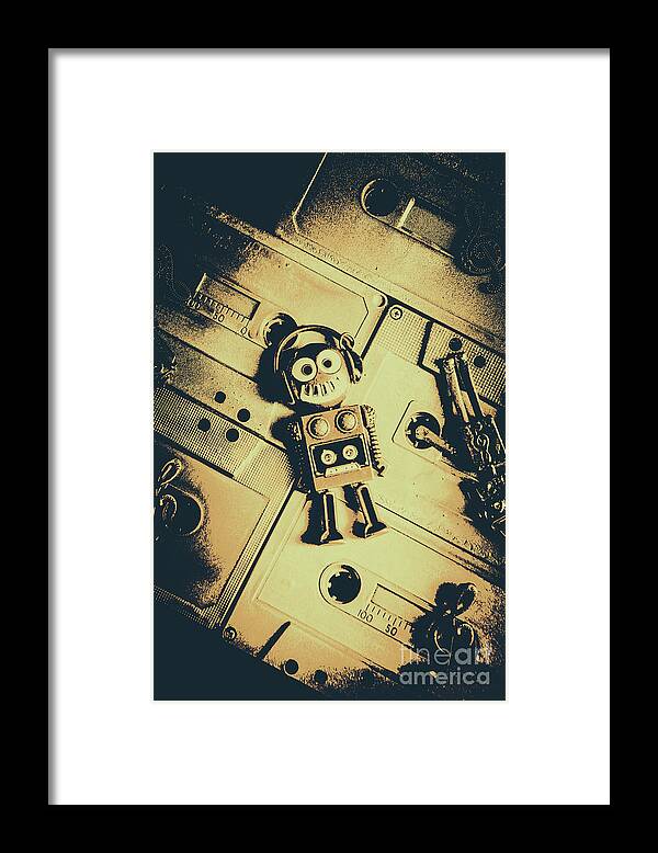 1980s Framed Print featuring the photograph Robotic trance by Jorgo Photography