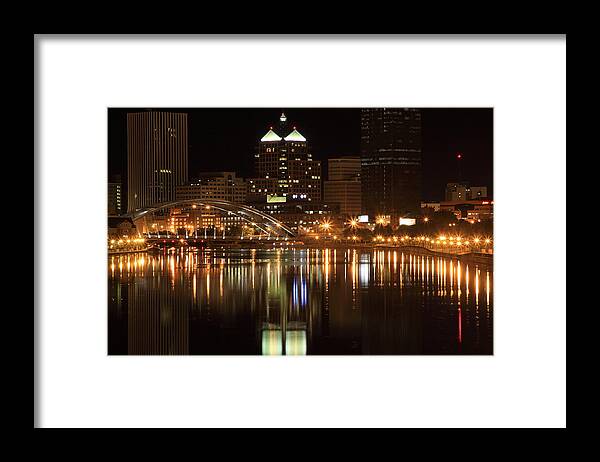 Rochester Framed Print featuring the photograph Rochester On The Genesee by Don Nieman