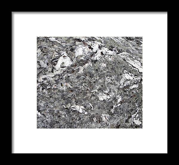 Rock Framed Print featuring the photograph Rock Abstract by Glenn Gordon