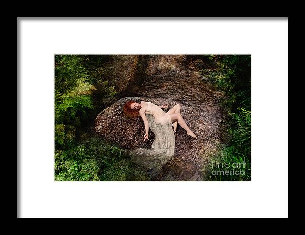 Beautiful Framed Print featuring the photograph Rock Bathing by Clayton Bastiani