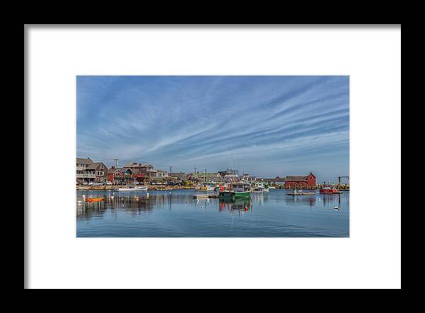 Rockport Harbor Framed Print featuring the photograph Rockport Harbor by Brian MacLean