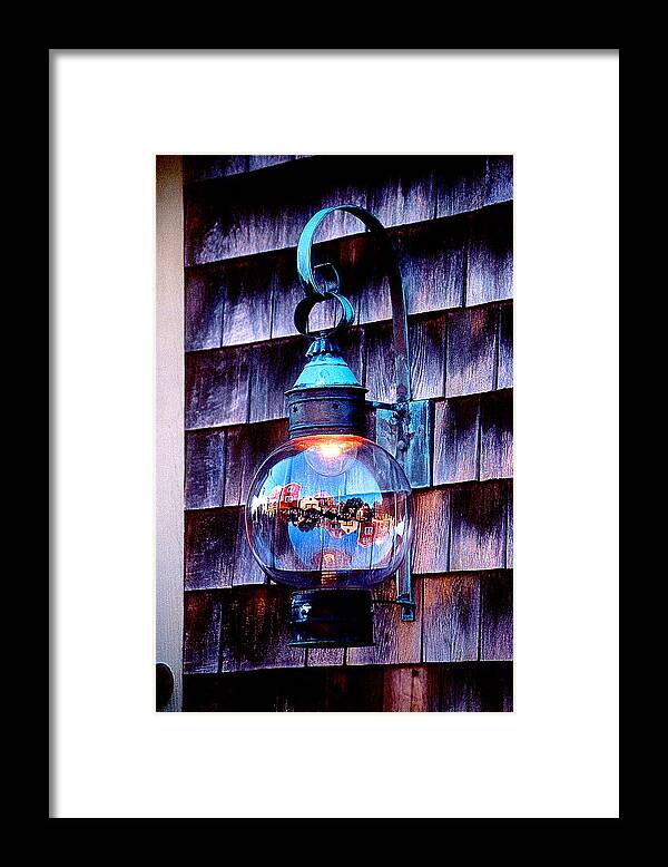 Light Framed Print featuring the photograph Rockport Light by Greg Fortier