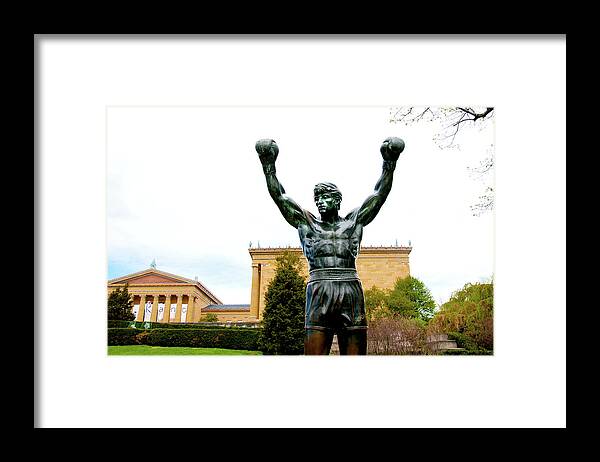 Flags Framed Print featuring the photograph Rocky I by Greg Fortier
