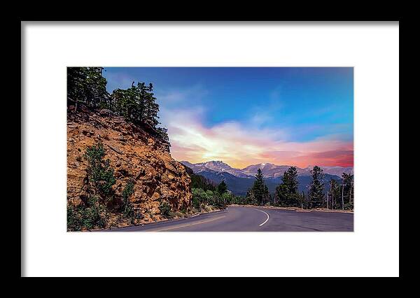 Colorado Framed Print featuring the photograph Rocky Mountain High Road by G Lamar Yancy