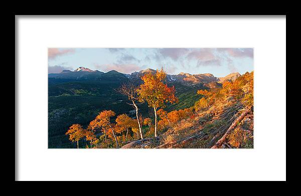 Rocky Mountain National Park Framed Print featuring the photograph Rocky Mountain National Park Autumn by Aaron Spong