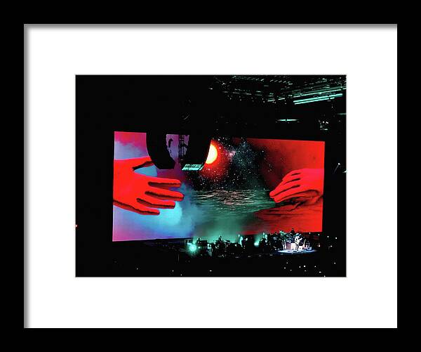 Roger Waters Framed Print featuring the photograph Roger Waters Tour 2017 - Wish You Were Here I by Tanya Filichkin