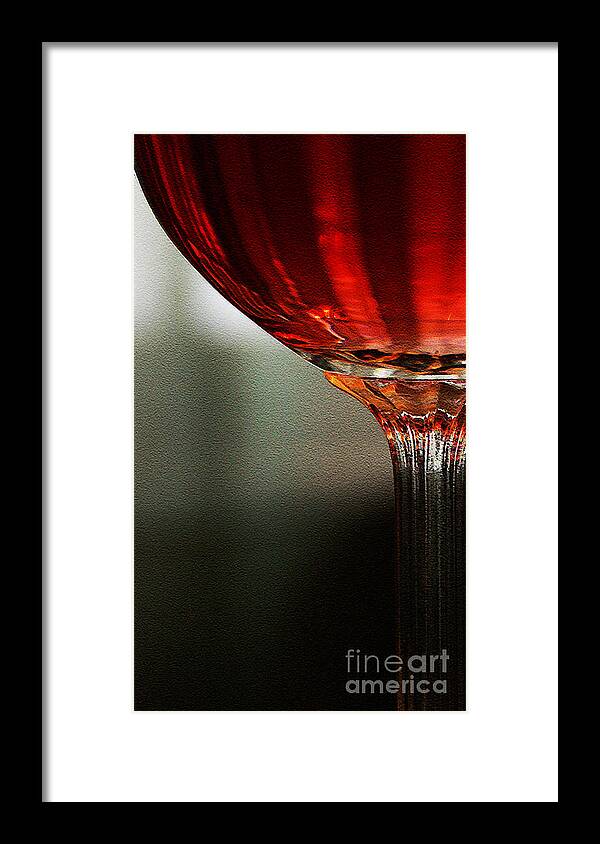 Stem Framed Print featuring the photograph Romancing The Stem by Linda Shafer