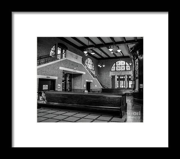 Train Framed Print featuring the photograph Rome Train Station by Phil Spitze