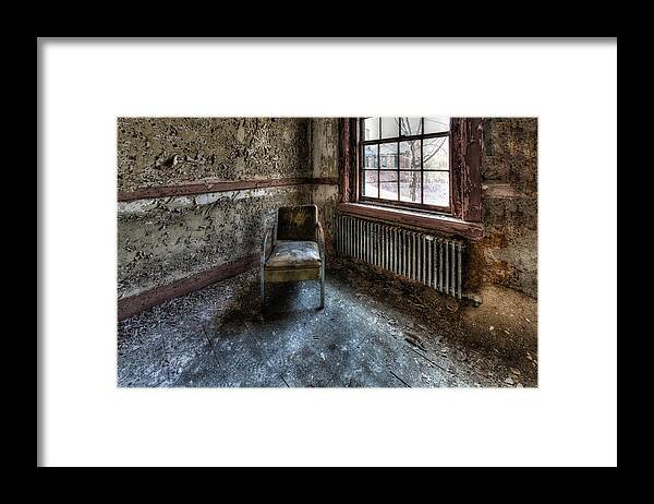 Abandoned Framed Print featuring the photograph Room for One by John Hoey