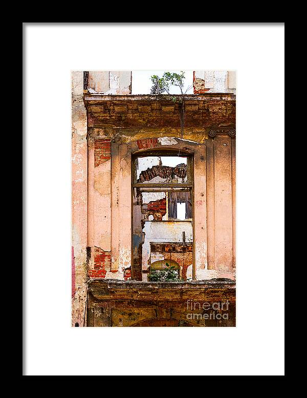 Old Framed Print featuring the photograph Room With A View by Les Palenik