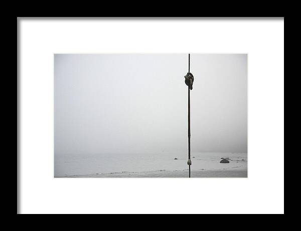 Rope Framed Print featuring the photograph Rope To Nowhere by Kreddible Trout