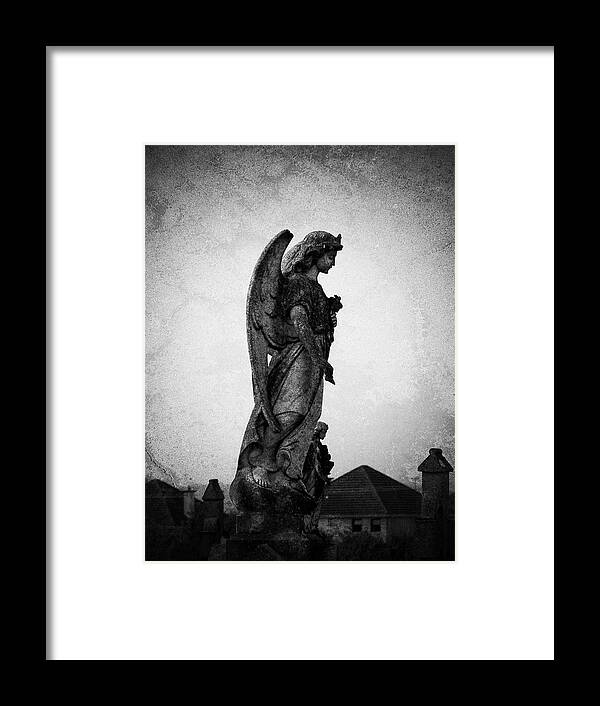 Roscommon Framed Print featuring the photograph Roscommonn Angel No 4 by Teresa Mucha