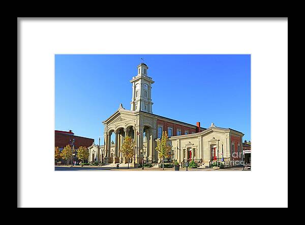Ross County Courthouse Framed Print featuring the photograph Ross County Courthouse in Chillicothe Ohio 5701 by Jack Schultz