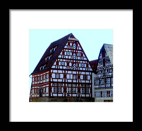 Rothenburg Framed Print featuring the photograph Rothenburg 21 by Randall Weidner