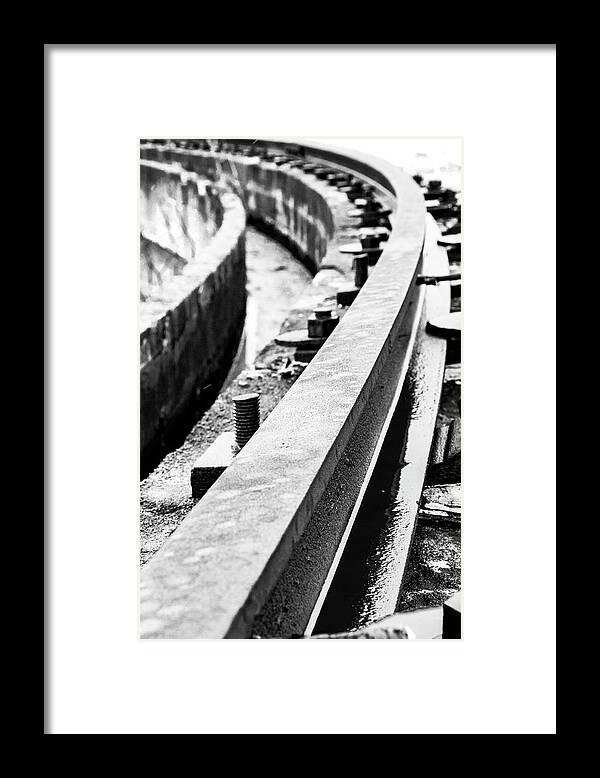 Rail Framed Print featuring the photograph Round the Bend by Holly Ross