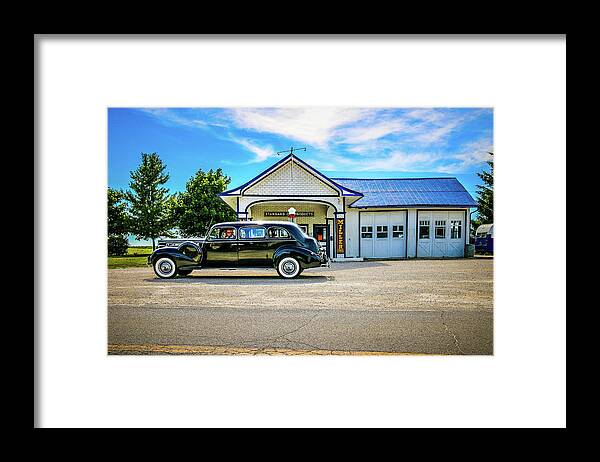  Framed Print featuring the photograph Route 66 Afternoon by Tony HUTSON
