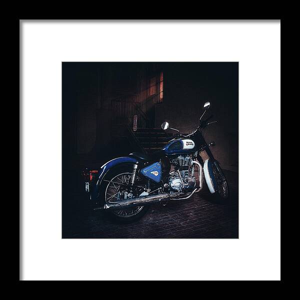 Royal Enfield Framed Print featuring the photograph Royal Enfield by Scott Norris