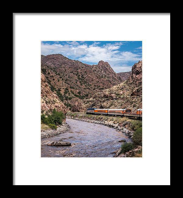 Royal Gorge Route Railroad Framed Print featuring the photograph Royal Gorge Route Railroad by Jaime Mercado