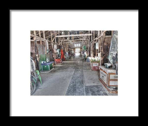 Royal Wire Stable Framed Print featuring the photograph Royal Wire Stable by David Bearden