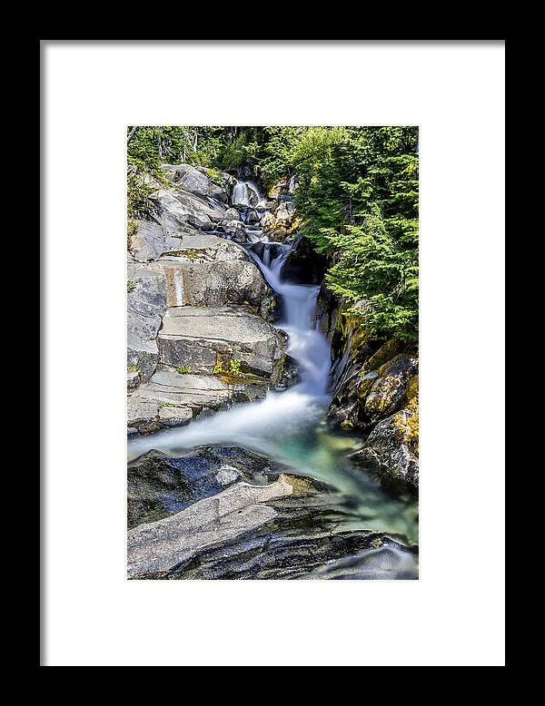 Mt Framed Print featuring the photograph Ruby Creek MT Rainier by Rob Green