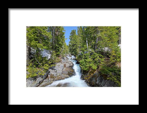 Photosbymch Framed Print featuring the photograph Ruby Falls on a Spring Afternoon by M C Hood