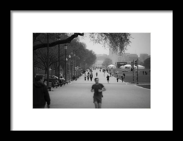 Washington Framed Print featuring the photograph Run by David Downs