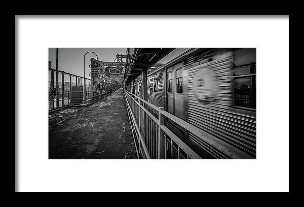 Nyc Framed Print featuring the photograph Runaway Train by Jeffrey Friedkin