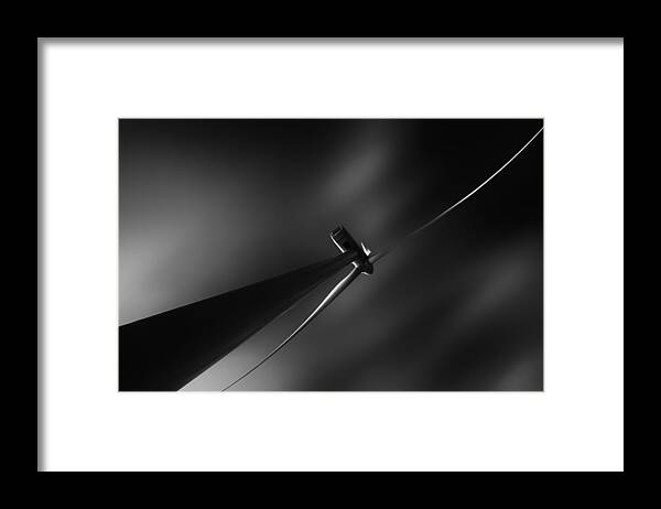 Industrial Framed Print featuring the photograph Running On The Wind. by Greetje Van Son