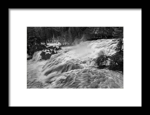 Waterfalls Framed Print featuring the photograph Runoff by Eunice Gibb