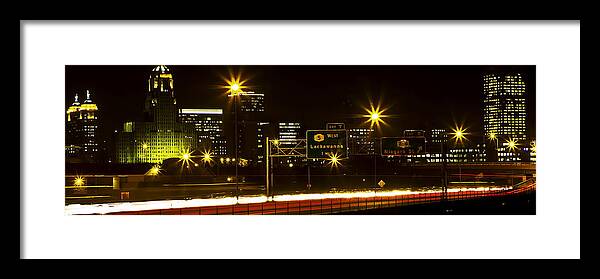 Buffalo Framed Print featuring the photograph Rush Hour Along the I-190 by Don Nieman