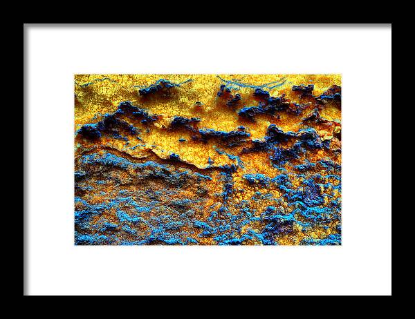 Rust Framed Print featuring the photograph Rust abstract 8 by Lilia S