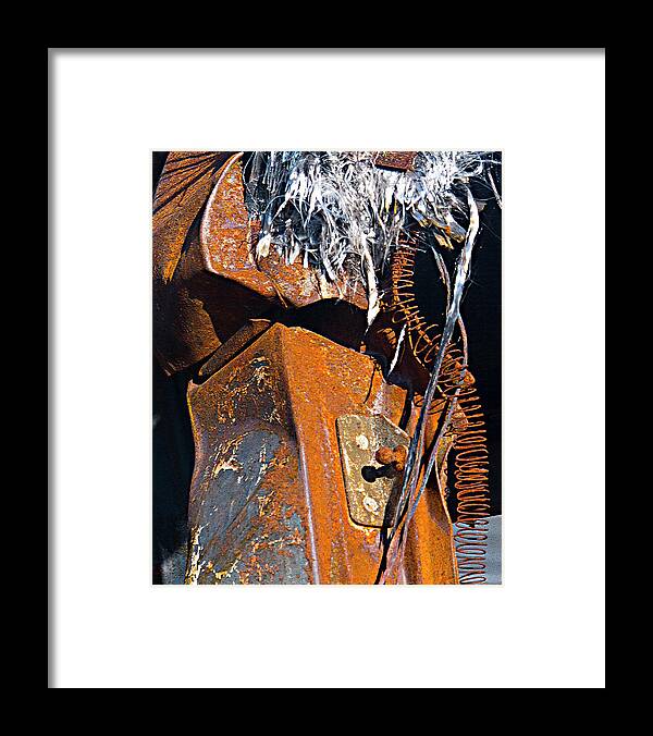 Rust Scapes #9 Framed Print featuring the photograph Rust Scapes #9 by Jessica Levant