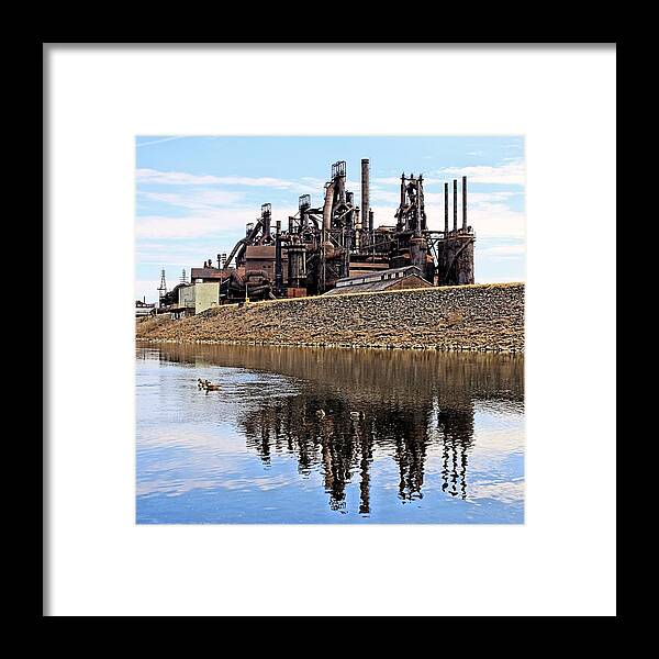 Bethlehem Framed Print featuring the photograph Rusted Relection by DJ Florek