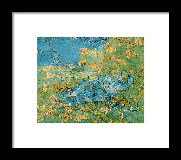 Post Modern Framed Print featuring the digital art Rustic 6 van Gogh by David Bridburg