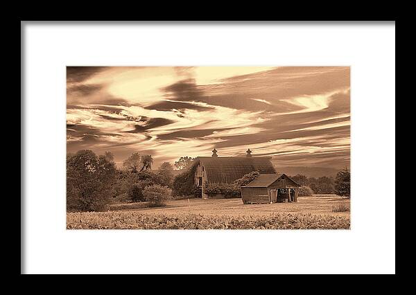 Barn Framed Print featuring the photograph Rustic Barn 2 by Mark Fuller