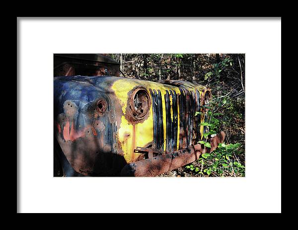 Rusty Abandoned Framed Print featuring the photograph Rusty by Edward Crestoni