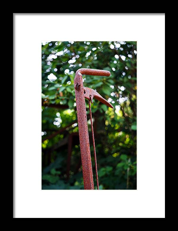 Iron Framed Print featuring the photograph Rusty Iron 3 by Wayne Enslow