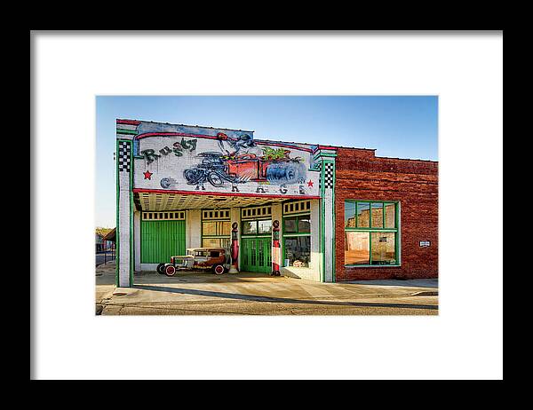 Rusty Framed Print featuring the photograph Rusty Rat Garage by James Barber