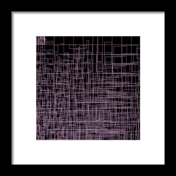 Abstract Framed Print featuring the digital art S.2.42 by Gareth Lewis