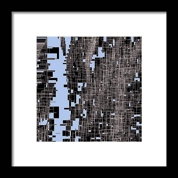 Abstract Framed Print featuring the digital art S.7.35 by Gareth Lewis