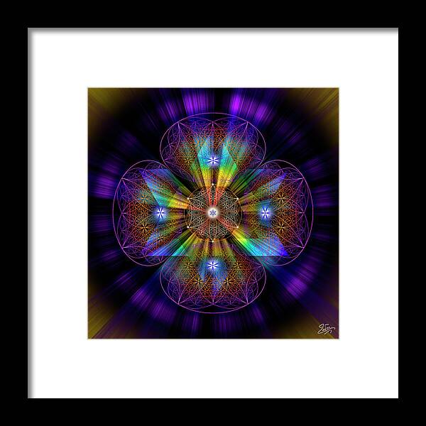Endre Framed Print featuring the photograph Sacred Geometry 614 by Endre Balogh