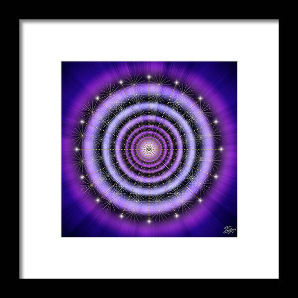 Endre Framed Print featuring the photograph Sacred Geometry 625 by Endre Balogh