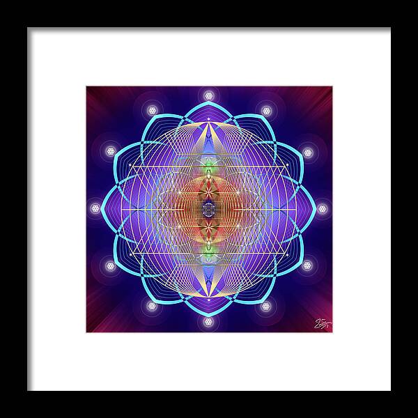Endre Framed Print featuring the photograph Sacred Geometry 641 by Endre Balogh